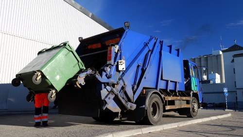 Business waste removal services in Sidcup office