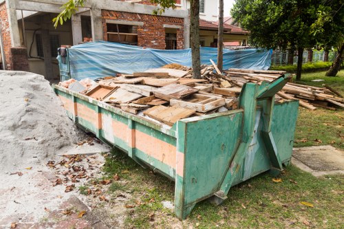 Recyclable materials being sorted