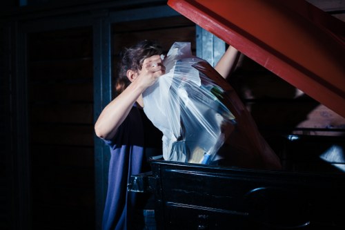 Private waste removal service collecting furniture in Sidcup
